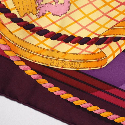 Hermes Grande Tenue Horse Ceremonial Dress Carré 90 Scarf Made In France