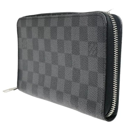 Louis Vuitton Zippy Organizer Damier Graphite Long Wallet N63077 81bs093