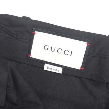 Gucci Pants Size 40 Cropped Flared Pants Center Press GG Button Made In Italy