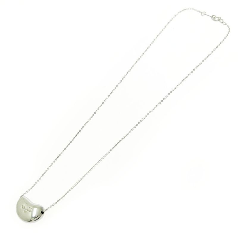 Tiffany & Co Tiffany & Co Silver Elsa Peretti Bean Necklace 8.0g 925 Engraved