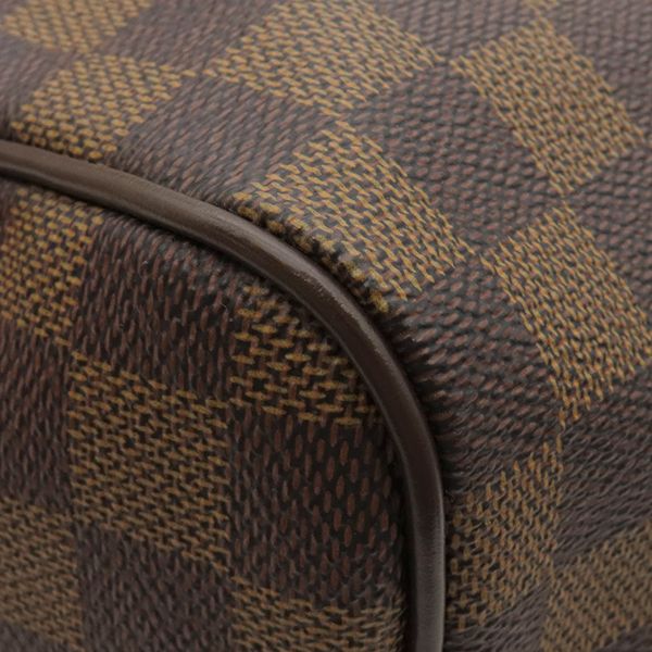 Louis Vuitton Handbag Speedy 30 Damier Canvas Damier Ebene Gold Hardware Brown