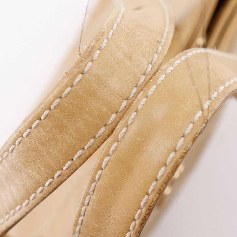 Chanel Wild Stitch Calf Beige Women's Tote Bag