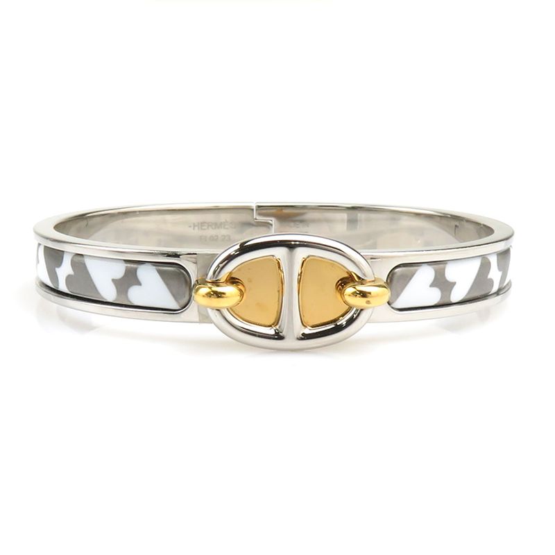Hermes Bracelet Bangle Click Chaine D'ancre