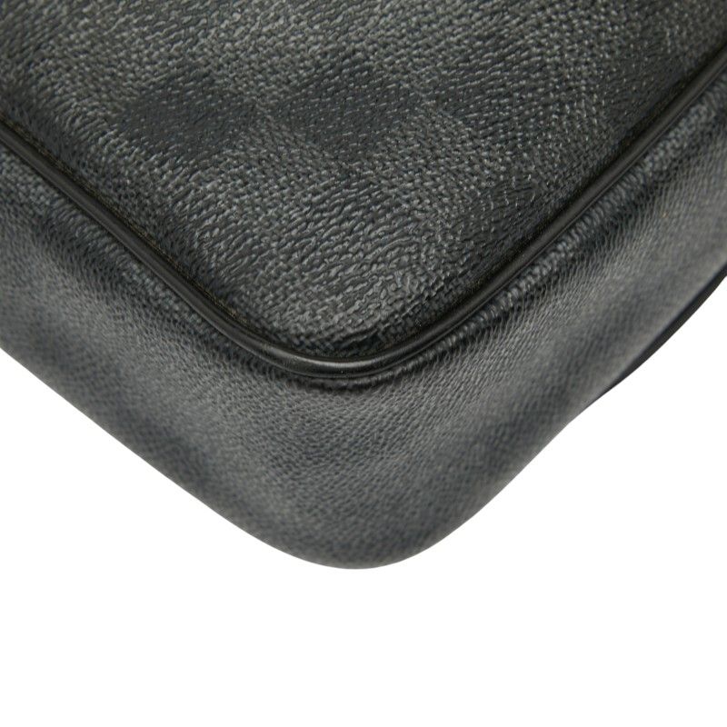 Louis Vuitton Damier Graphite Danielle MM Crossbody Shoulder Bag N58029 Black