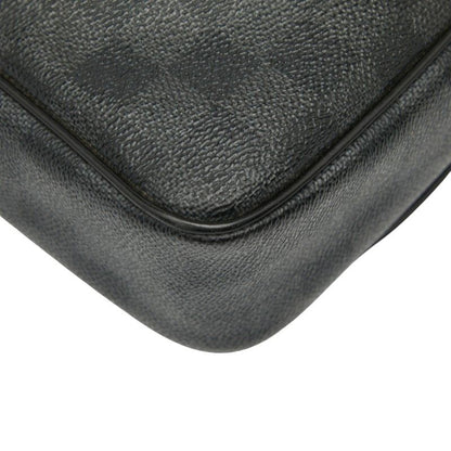 Louis Vuitton Damier Graphite Danielle MM Crossbody Shoulder Bag N58029 Black