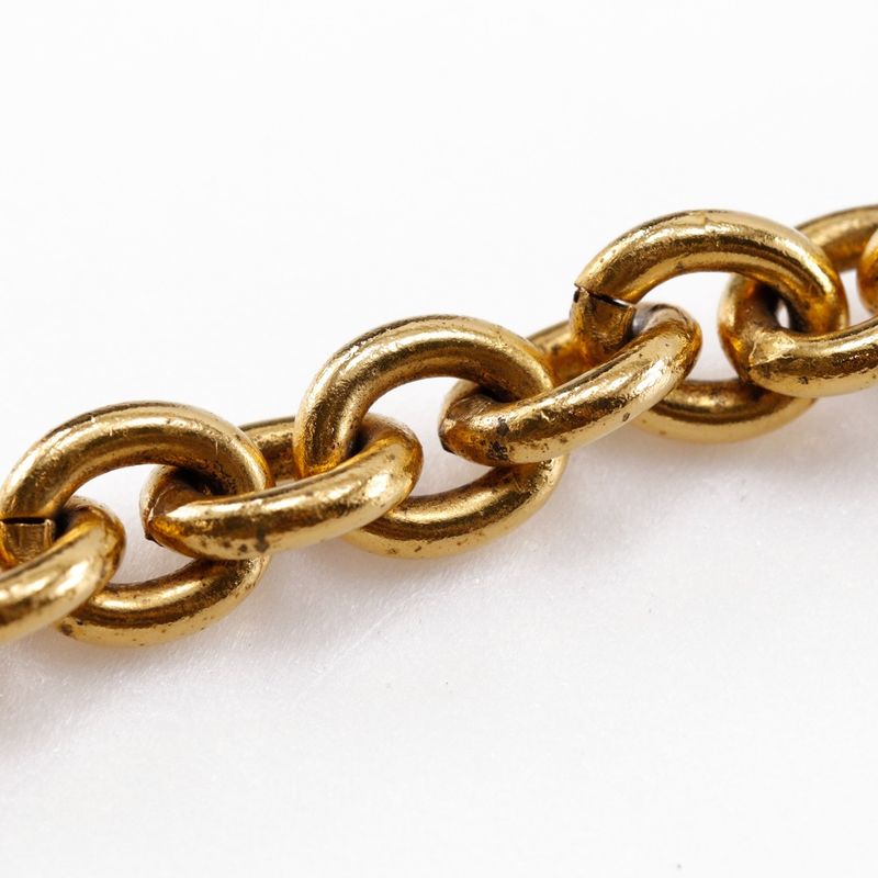 Chanel Vintage Gold Plated And Faux Pearl Ladies 138.3g Necklace