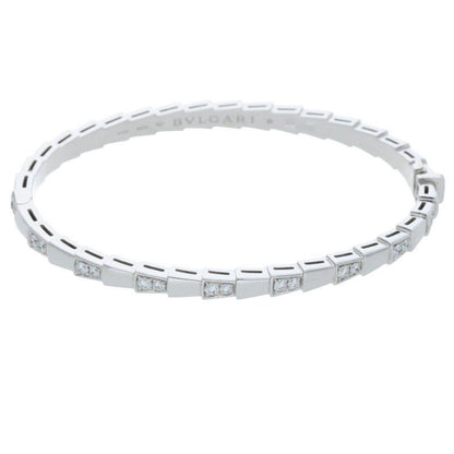 Bulgari Serpenti 18K White Gold Diamond Bracelet Men's M