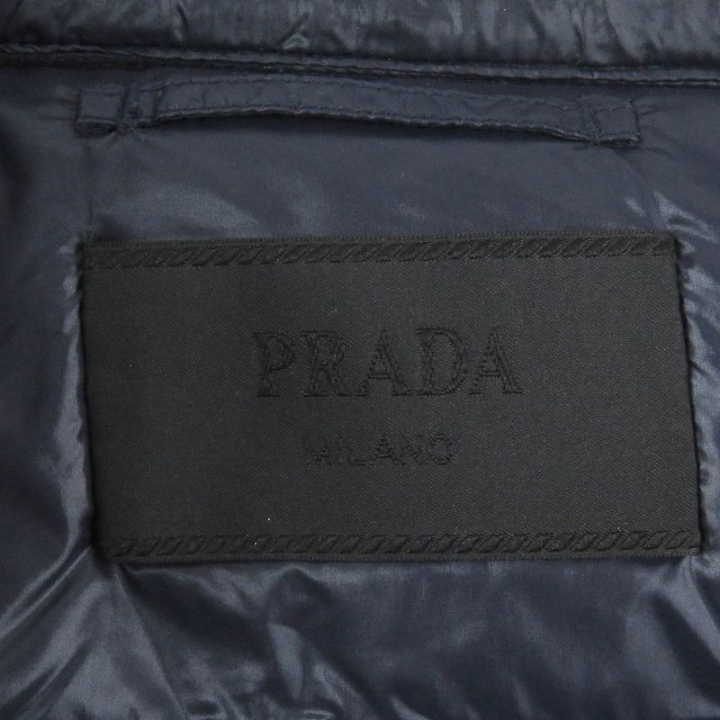 Prada 2021 Sga506 Triangle Logo Triangle Plate Stand Collar Light Down Jacket