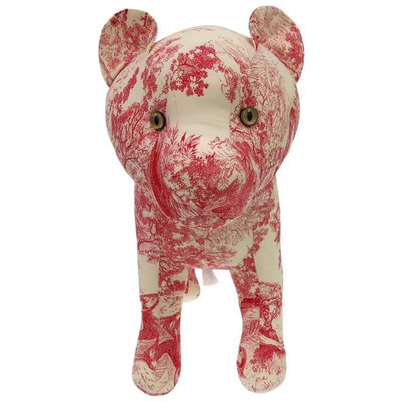 Dior Baby Dior Toile De Jouy Animal Plush Toy Polyester Red 1708 Dior