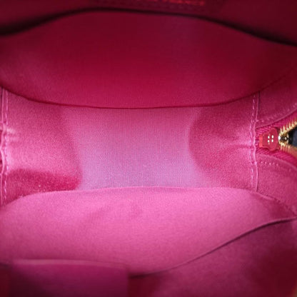 CHANEL  Round Mouton Coco Mark Pink Fur X Leather Ap093228979353