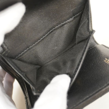 Chanel Trifold Wallet Chanel 19 Lambskin Black Gold Hardware Women