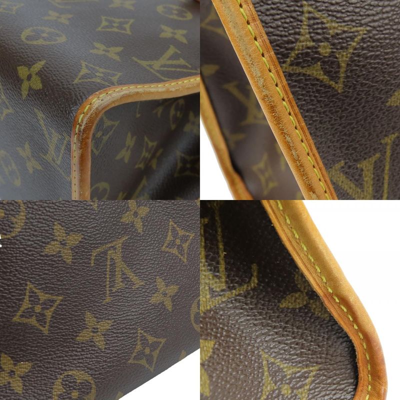 Louis Vuitton Shoulder Bag Popincourt Haut M40007 Monogram Brown Goldhardware