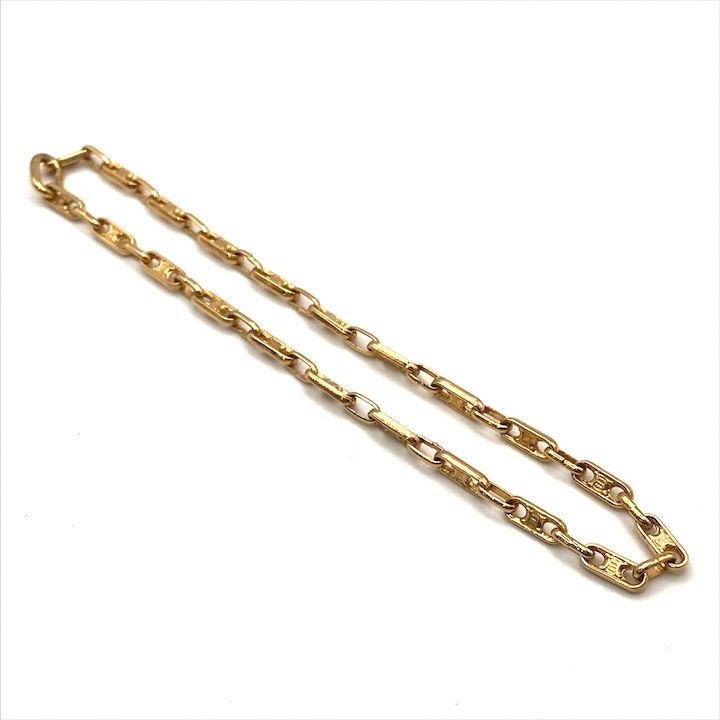 Celine Macadam Triomphe Link Necklace Choker Gold