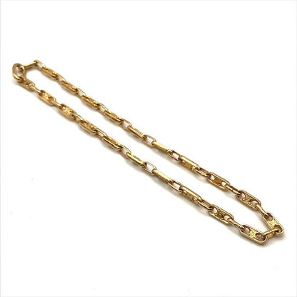 Celine Macadam Triomphe Link Necklace Choker Gold