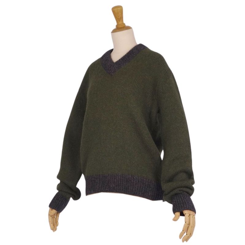 Prada Knit Sweater Long Sleeve Long Sleeve Alpaca Tote