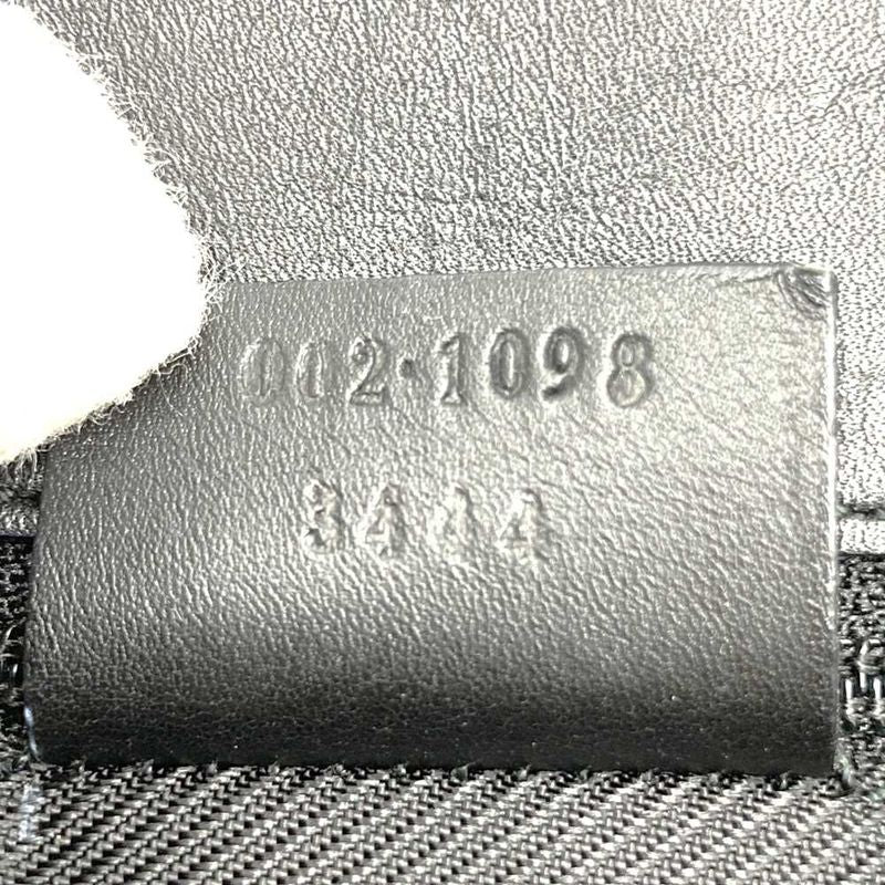 Gucci 002 1098 GG Canvas Tote Bag Brown GG Canvas Ladies Men Fashion Vintage