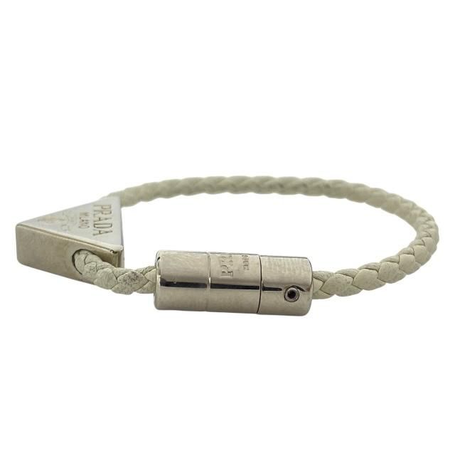 Prada 1ib350 Bracelet Bangle Accessories Jewelry Small Item Triangle Logo Metal