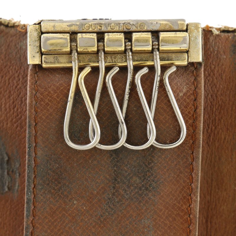 Louis Vuitton Multicles 4 Malletier M62631 Monogram Canvas Brown Fh0960 Unisex