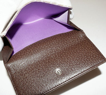 Bulgari Bifold Wallet With Coin Purse Logomania Canvas Beige 22242