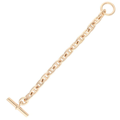 Hermes Chaine D'ancre MM 18K Pink Goldchaine D'ancre Mmbracelet Men's 14link