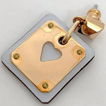 Hermes Earrings As de Coeur Pink