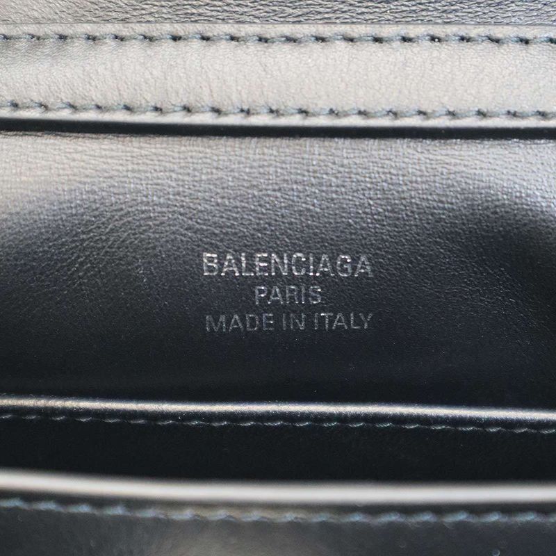Balenciaga Rodeo Mini Bag Rodeo Mini Leather Shoulder Bag 795456 Black