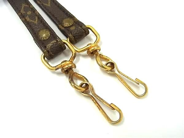 Louis Vuitton Monogram Bag Shoulder Strap Shoulder Belt Crossbody Brown Fh2822