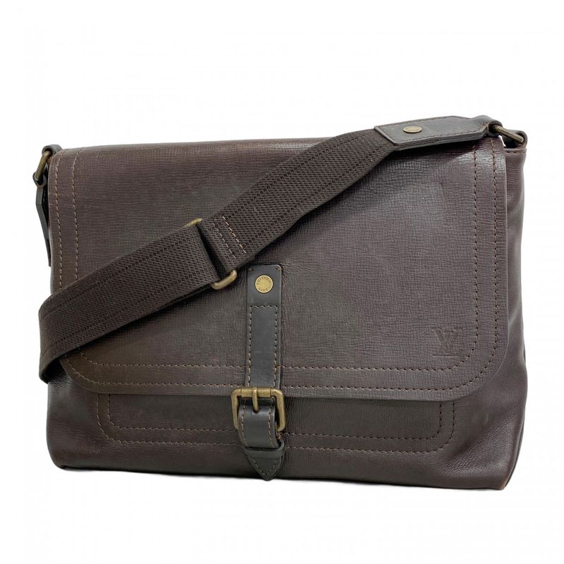 Louis Vuitton Shoulder Bag Utah Omaha M92994 Cafe Men's