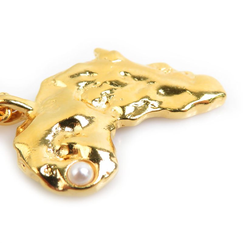 Chanel Necklace Coco Mark African Motif
