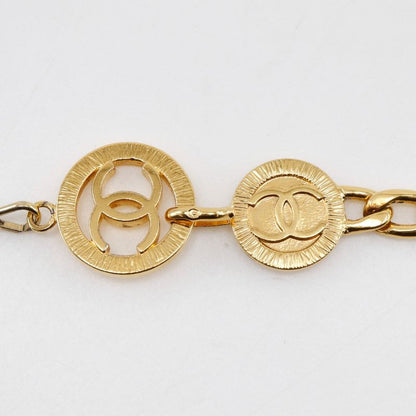 Chanel Chain Belt Coco Mark Vintage Gold Plated Ladies Belt