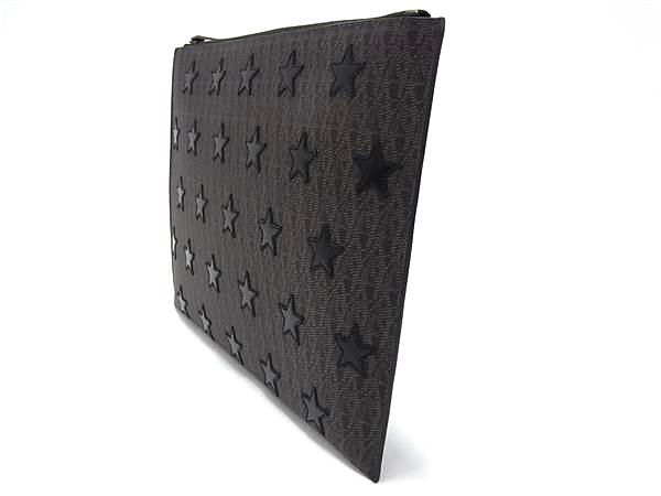 Saint Laurent PVC X Leather Star Clutch Bag Second Bag Men's Brownish