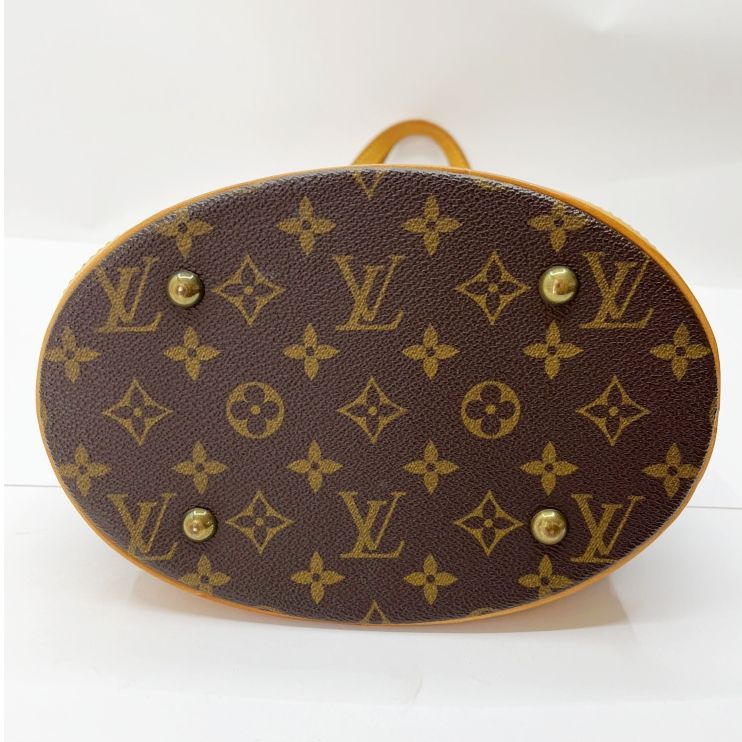 Louis Vuitton Monogram Petit Baguette Tote Bag M42238 Brown