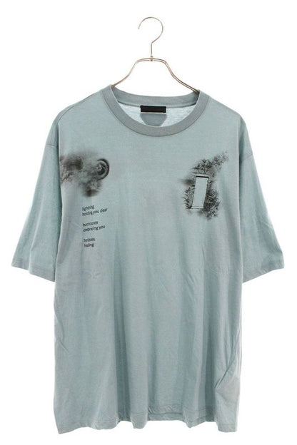 Prada 22SS Ujn822 S222 Transfer Print T-shirt Men's XXL