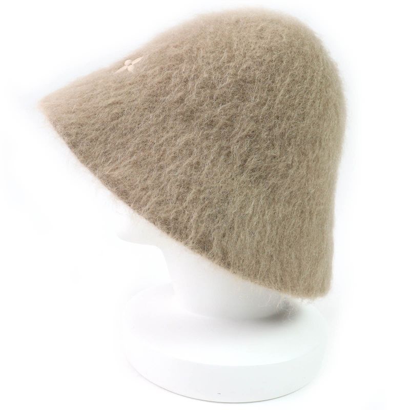 Louis Vuitton 2024 M1184s LV Fluffy Hat Mohair Wool Logo Embroidery Bucket Hat