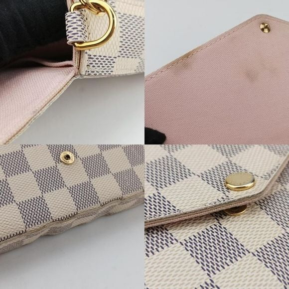 Louis Vuitton Pochette Felicie Azure Damier Canvas N63106sd1157