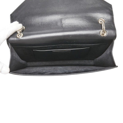 Saint Laurent Betty Studded Chain Shoulder Bag 315680 Black Silver Leather