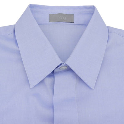 DIOR Homme 013c502a4771 100% Cotton Long Sleeve Shirt With Wing Tailoring