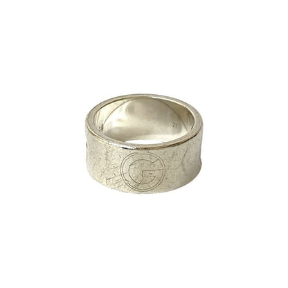 Gucci G Logo Cutout Ring Silver 925 No 19 Accessories 60302
