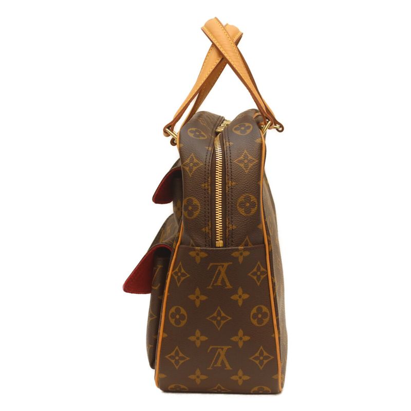 Louis Vuitton 04 M51161 Monogram Exantricite Handbag Brown