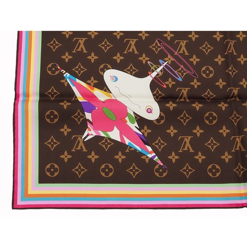 Louis Vuitton LV X Tm Carre 70 Super Flat Character Panda Monogram