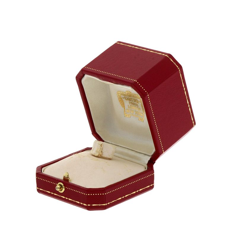 Cartier C2 #46 Ring 18K White Gold Ladies