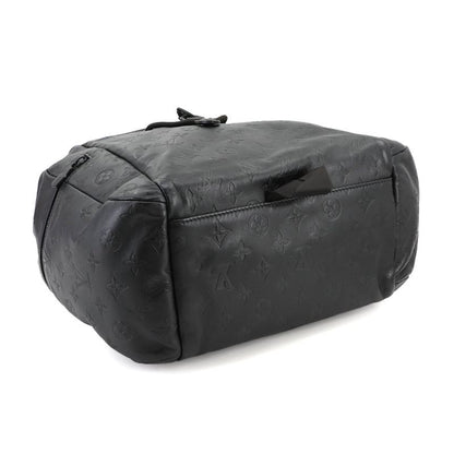 Louis Vuitton Monogram Shadow Discabas Lee Backpack Leather Black M43680 RFID