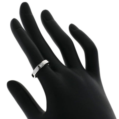 Cartier Tank Diamond #50 Ring 18K White Gold Ladies