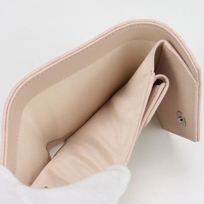 Chanel Small Flap Wallet Chevron A84346 Tri-fold Wallet With Coin Purse Caviar