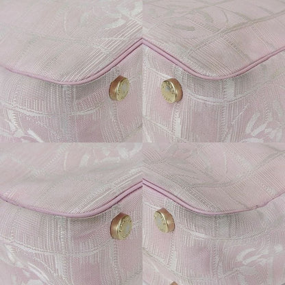 Chanel Mini Hand Bag Lightweight New Travel Line 8 Jacquard Nylon Leather Coco