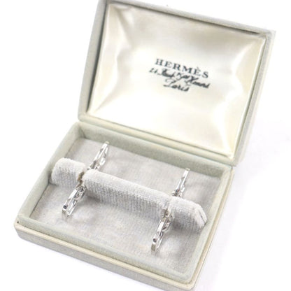 Hermes Vintage Sv925 Horsebit Motif Cufflinks Button Cufflinks Silver Total