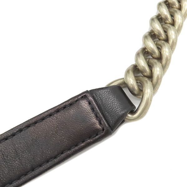 Chanel Shoulder Bag Mosaic Boy Chanel Leather Bordeaux Vintage Hardware Tile