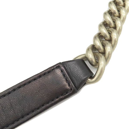 Chanel Shoulder Bag Mosaic Boy Chanel Leather Bordeaux Vintage Hardware Tile