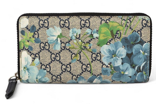 Gucci Wallet Gucci Long Wallet GG Blooms GG Blooms Supreme Canvas 408665 Ku2hn