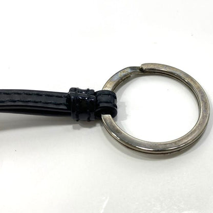 Prada Key Holder Orange Silver Black Excellent Condition Plastic Metal